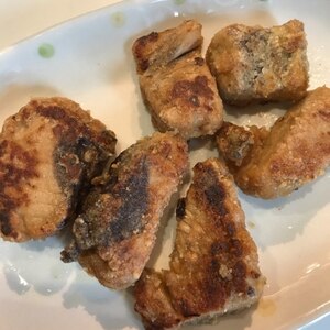 鰹のたたきで♪竜田揚げ